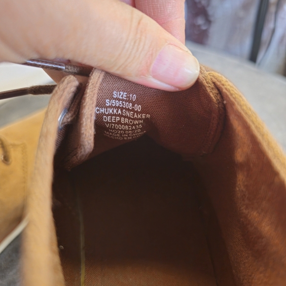 Banana Republic Factory Brown Suede Chukka Sneaker Men Size:10 - Picture 8 of 10